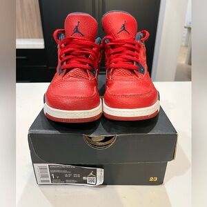 Jordan 4 retro FIBA kids shoes